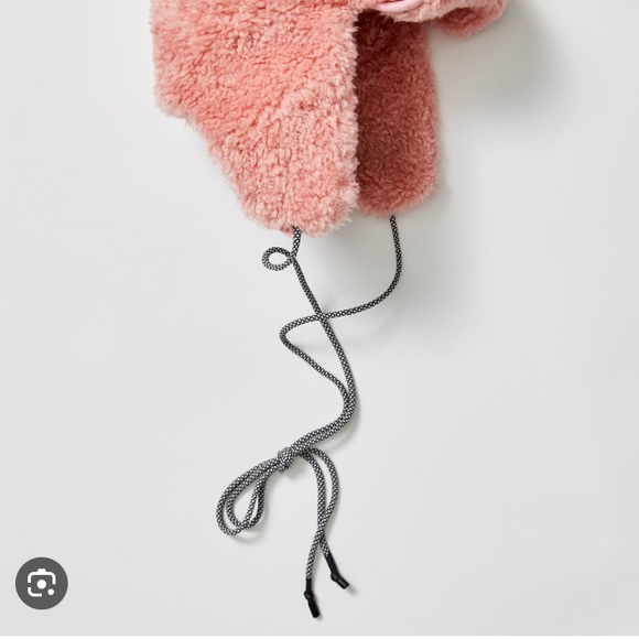 Free people KANGOL pink trapper hat new without tags one size - Picture 3 of 10